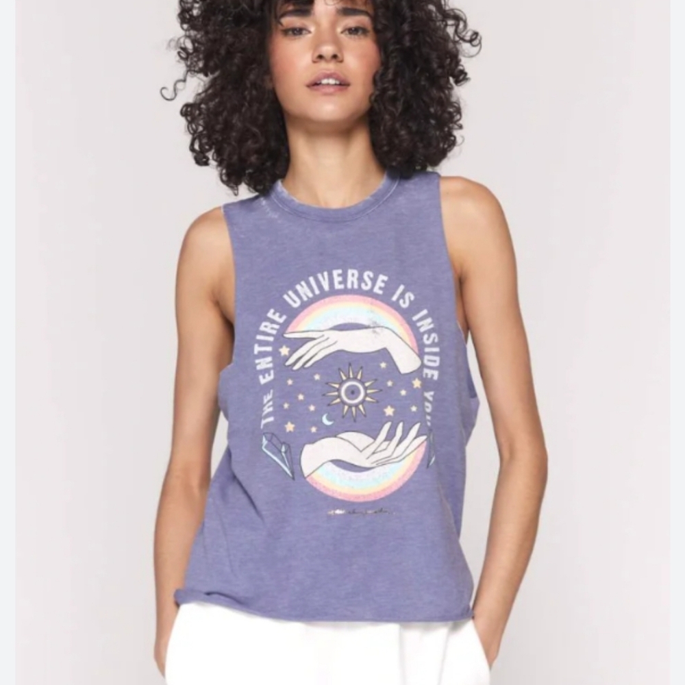Spiritual gangster size S university paradise muscle tank